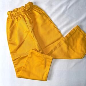 NWOT Vintage Health-tex Single Stitch Yellow Paperbag Pants Sz 4